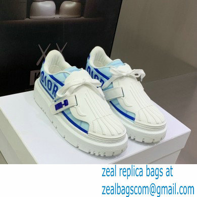 Dior Dior-ID Sneakers in Gradient and Reflective Technical Fabric Blue 2022