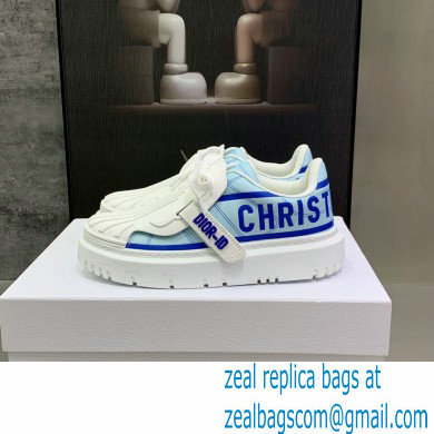 Dior Dior-ID Sneakers in Gradient and Reflective Technical Fabric Blue 2022