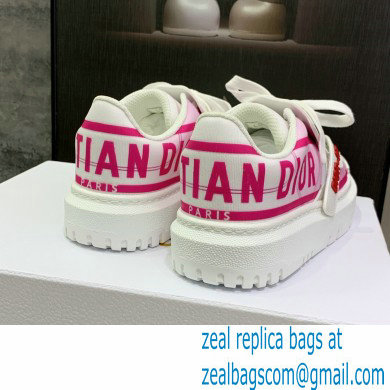 Dior Dior-ID Sneakers in Gradient and Reflective Technical Fabric Fuchsia 2022