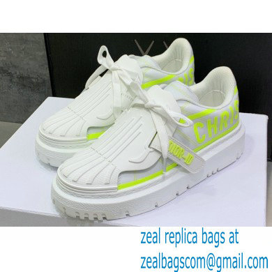 Dior Dior-ID Sneakers in Gradient and Reflective Technical Fabric Green 2022