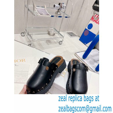 Dior Diorquake Clog in Calfskin Black 2022