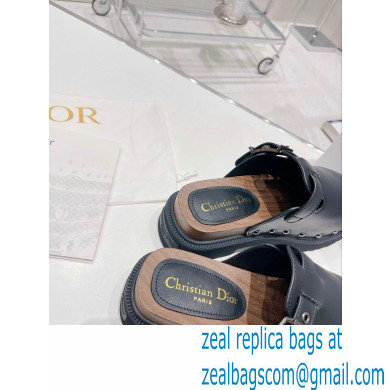 Dior Diorquake Clog in Calfskin Black 2022