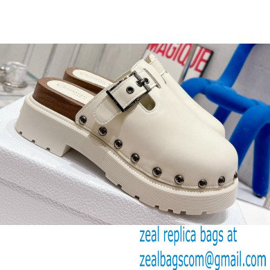 Dior Diorquake Clog in Calfskin White 2022