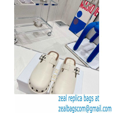 Dior Diorquake Clog in Calfskin White 2022 - Click Image to Close