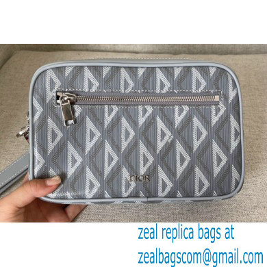 Dior Gray CD Diamond Canvas Messenger Pouch Bag 2022 - Click Image to Close