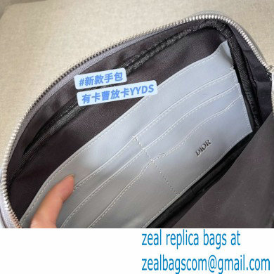 Dior Gray CD Diamond Canvas Messenger Pouch Bag 2022 - Click Image to Close
