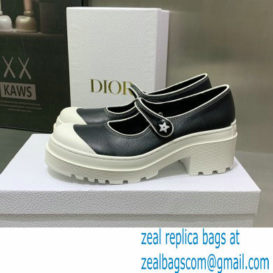 Dior Heel 5.5cm Supple Calfskin D-Doll 2.0 Pumps Black/White 2022