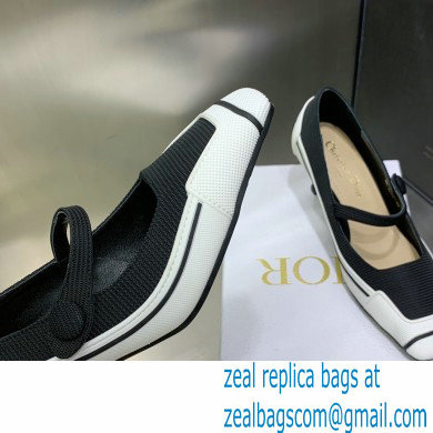 Dior Heel 5.5cm Technical Fabric and Rubber D-Motion Pumps Black 2022