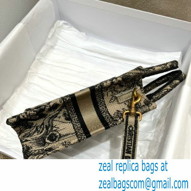 Dior Mini Book Tote Phone Bag in Brown Toile de Jouy Embroidery 2022 - Click Image to Close