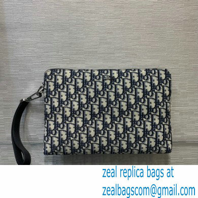 Dior Oblique Jacquard Pouch Bag 2022