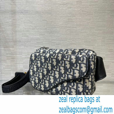 Dior Oblique Jacquard Saddle Belt Bag 2022