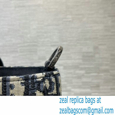 Dior Oblique Jacquard Saddle Tote Bag with Shoulder Strap 2022