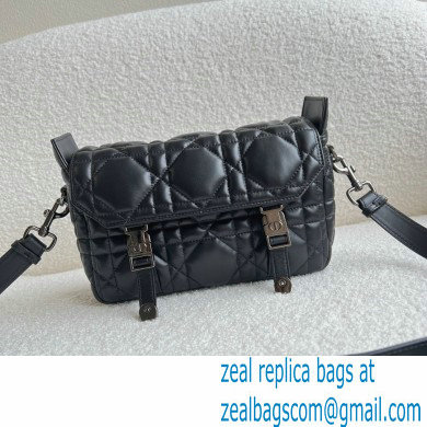 Dior Small Diorcamp Bag Black in Macrocannage Calfskin 2022 - Click Image to Close