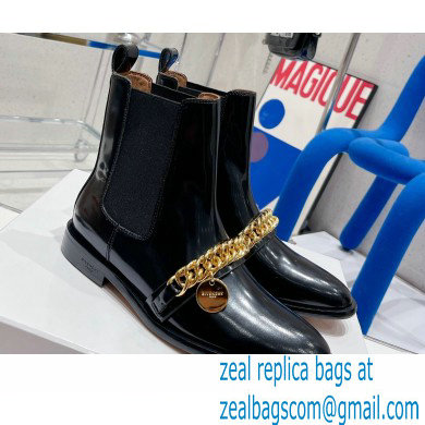 Givenchy Chain Leather Chelsea Boots Black 2022