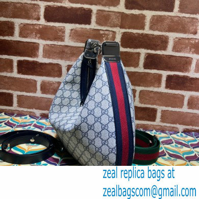 Gucci Attache large shoulder bag 702823 Beige and blue GG Supreme canvas 2022