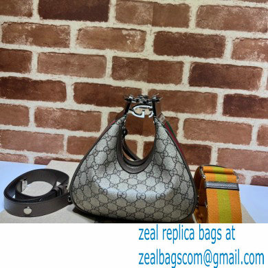 Gucci Attache small shoulder bag 699409 Beige and ebony GG Supreme canvas 2022