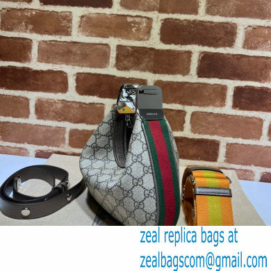Gucci Attache small shoulder bag 699409 Beige and ebony GG Supreme canvas 2022
