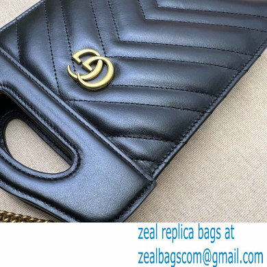 Gucci GG Marmont top handle mini bag 699756 Black