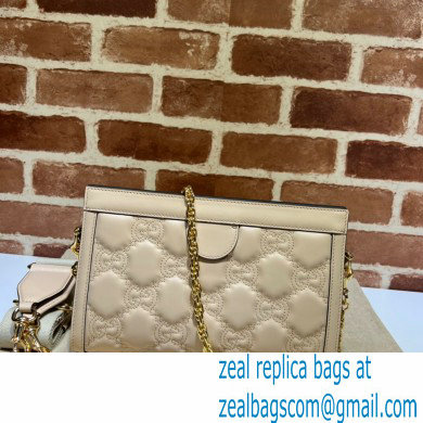 Gucci GG Matelasse leather small bag 702200 Beige