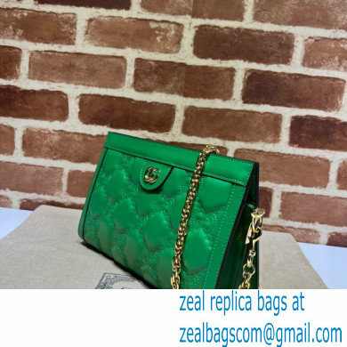 Gucci GG Matelasse leather small bag 702200 Green