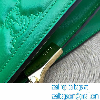 Gucci GG Matelasse leather small bag 702200 Green