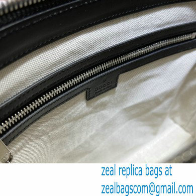 Gucci GG embossed medium messenger Bag 696009 Black