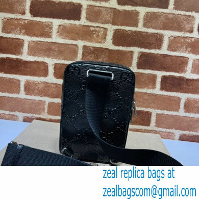 Gucci GG embossed sling backpack Bag 700431 Black