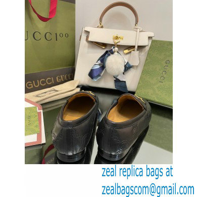Gucci GG matelasse princetown Jordaan loafers 699903 Black 2022 - Click Image to Close
