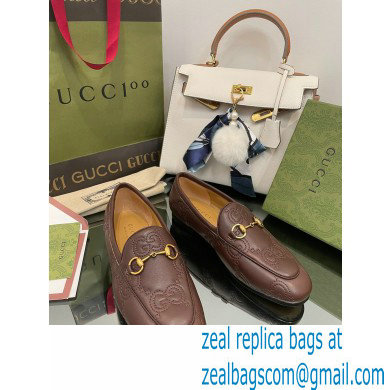 Gucci GG matelasse princetown Jordaan loafers 699903 Coffee 2022 - Click Image to Close