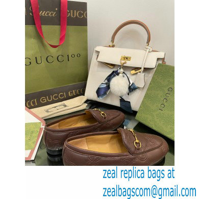 Gucci GG matelasse princetown Jordaan loafers 699903 Coffee 2022