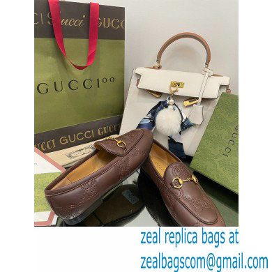 Gucci GG matelasse princetown Jordaan loafers 699903 Coffee 2022