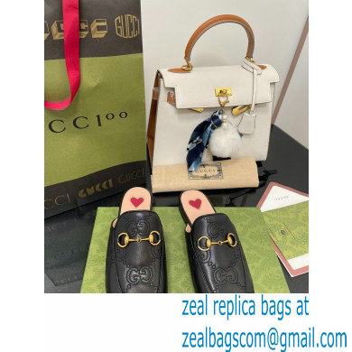 Gucci GG matelasse princetown Jordaan slipper 699901 Black 2022