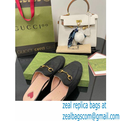 Gucci GG matelasse princetown Jordaan slipper 699901 Black 2022