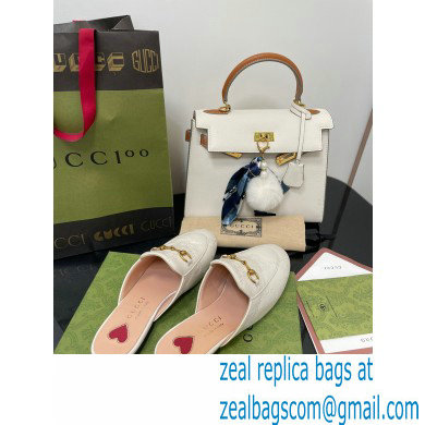 Gucci GG matelasse princetown Jordaan slipper 699901 White 2022