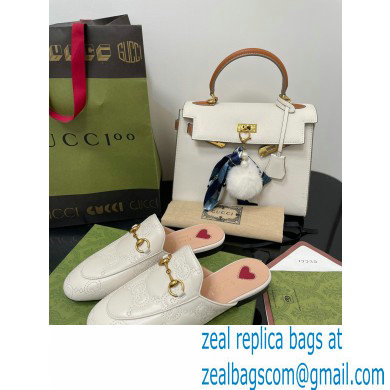 Gucci GG matelasse princetown Jordaan slipper 699901 White 2022