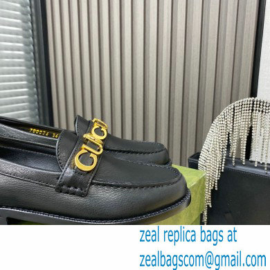 Gucci Leather 'Gucci' loafers Black 2022