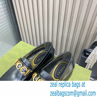 Gucci Leather 'Gucci' loafers Brushed Black 2022