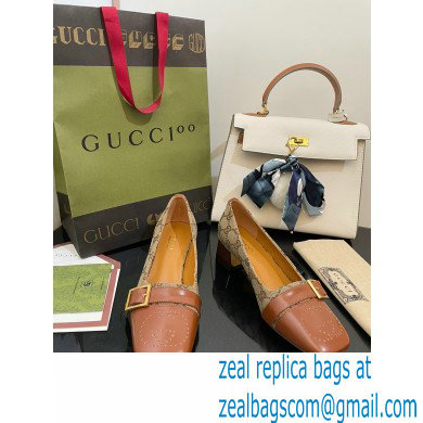 Gucci Pumps with Buckle GG Canvas Beige 2022