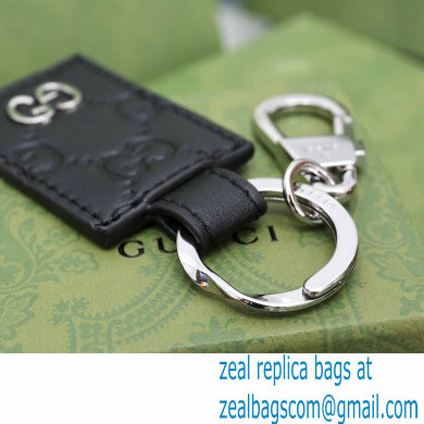 Gucci Signature keychain 478136 Black - Click Image to Close