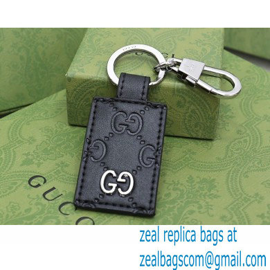 Gucci Signature keychain 478136 Black - Click Image to Close