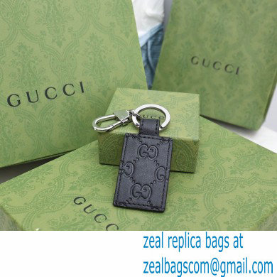 Gucci Signature keychain 478136 Black - Click Image to Close