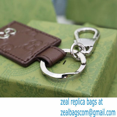 Gucci Signature keychain 478136 Coffee - Click Image to Close