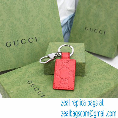 Gucci Signature keychain 478136 Red - Click Image to Close