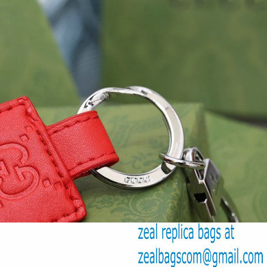 Gucci Signature keychain 478136 Red - Click Image to Close