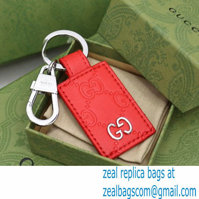 Gucci Signature keychain 478136 Red