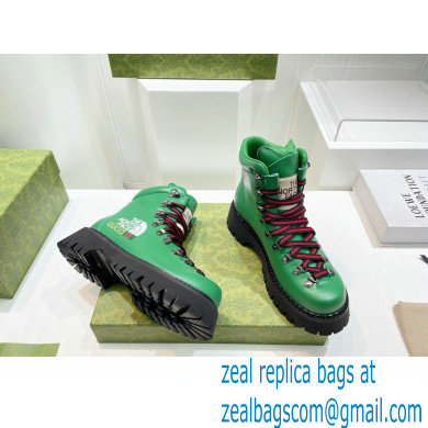 Gucci x The North Face ankle boots Leather Green 2022