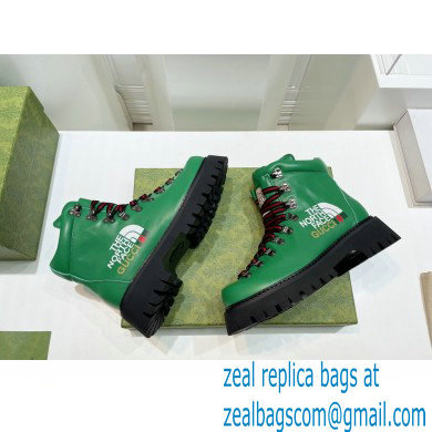 Gucci x The North Face ankle boots Leather Green 2022