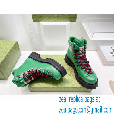 Gucci x The North Face ankle boots Leather Green 2022
