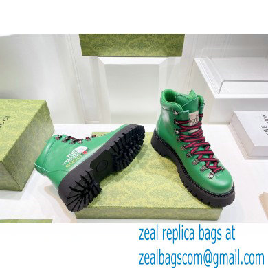 Gucci x The North Face ankle boots Leather Green 2022