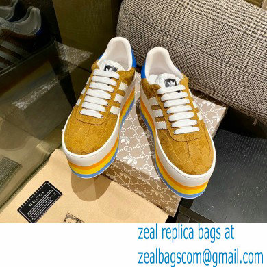 Gucci x adidas women's GG Gazelle sneakers 707873 Beige 2022